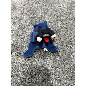 Meanies Series 2 Splat The Cat Blue Plush Bean Bag Toy Vintage 1998 Idea Factory